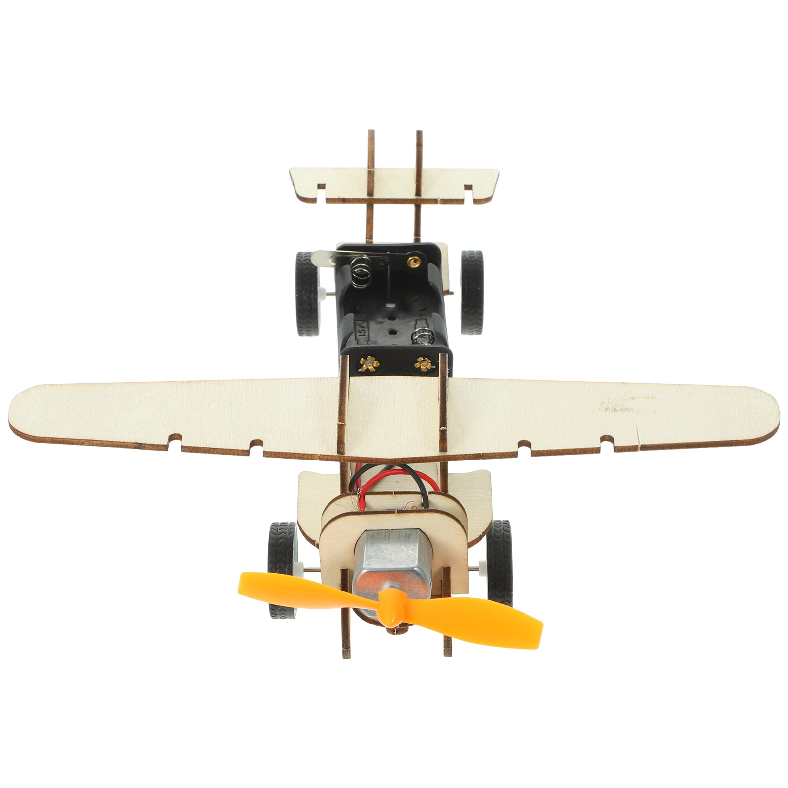 Science Project Kit - طقم طائرة شراعية خشبية للأطفال، مشروع