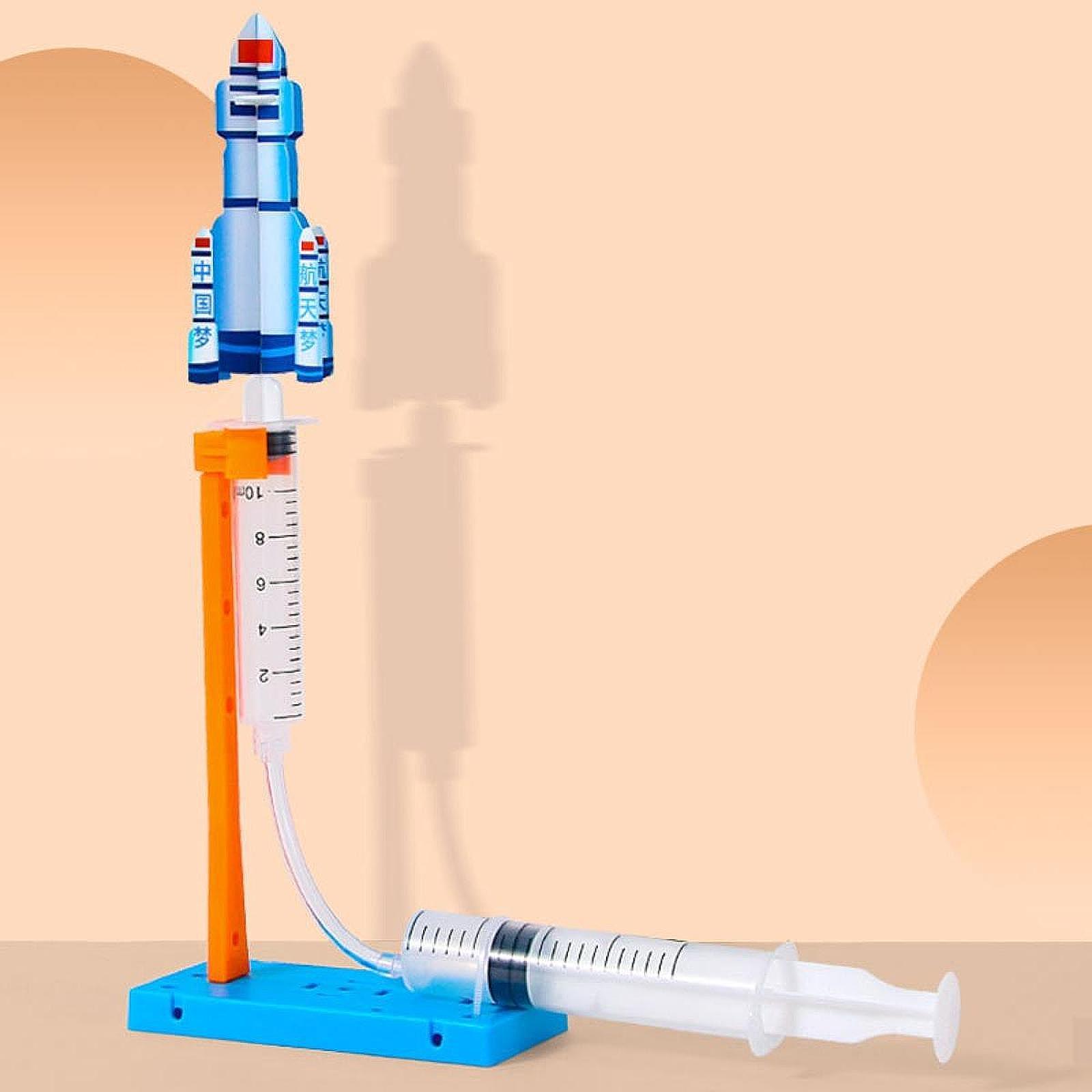 Science Project Toys Making - لعبة نموذج صاروخ ثلاثية الأبعاد للتجميع