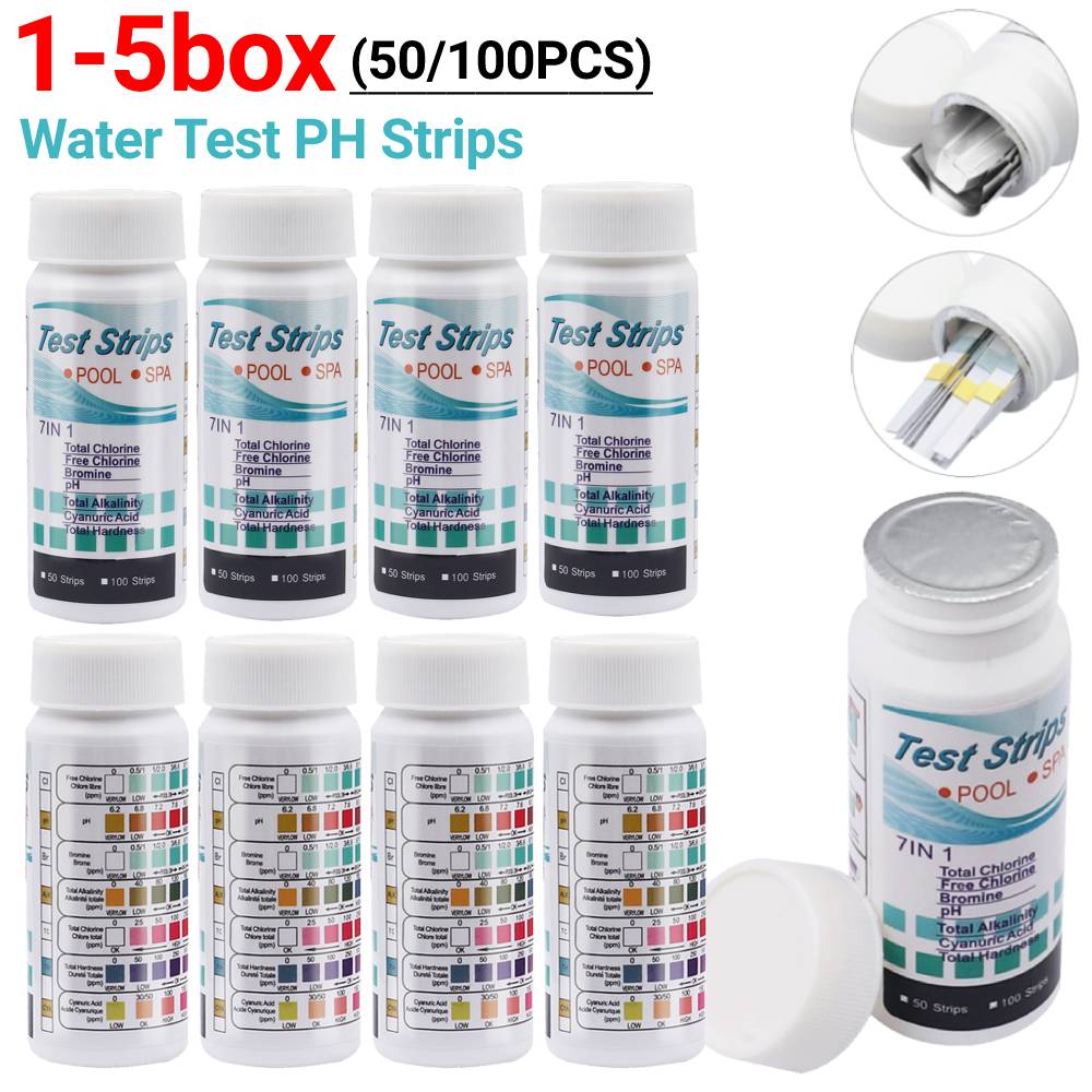 50/100 قطعة شرائط اختبار الميا - مراجعة Ph Strip Test وسعره