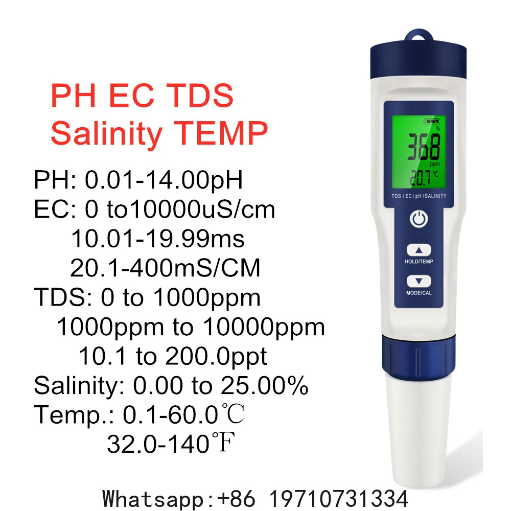 جهاز قياس رقمي 5 في 1 لقياس در - مراجعة Water Testing Kit وسعره