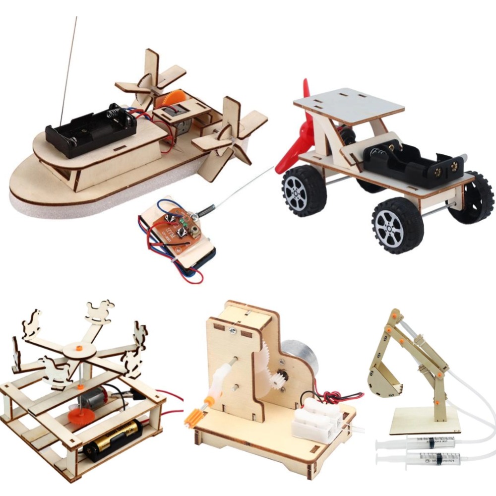 نموذج قارب خشبي ديي ألعاب العل - مراجعة Science Project Kit وسعره
