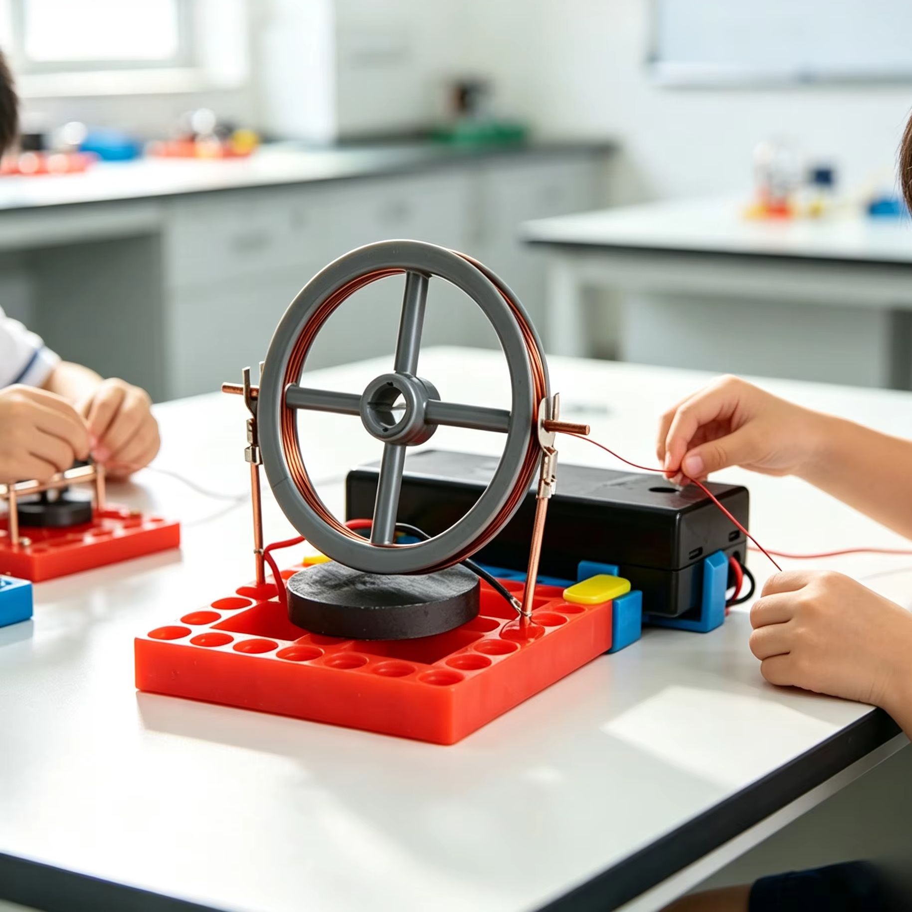 نموذج تجربة المحرك الكهرومغناط - مراجعة Science And Hobby وسعره