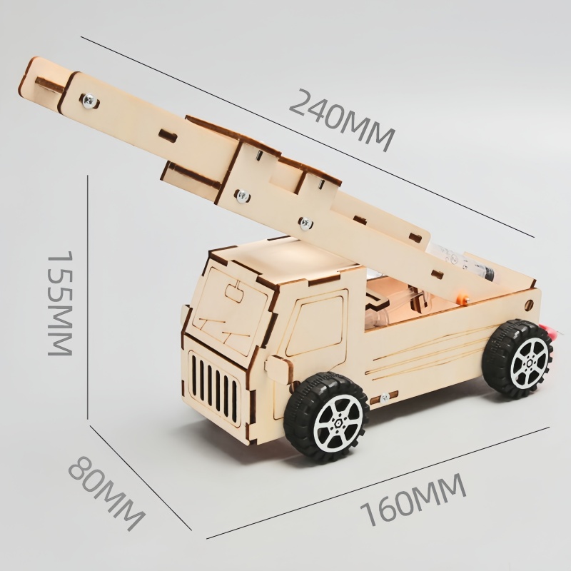 مجموعة نماذج شاحنة إطفاء سلم خ - مراجعة Science Project Kit وسعره