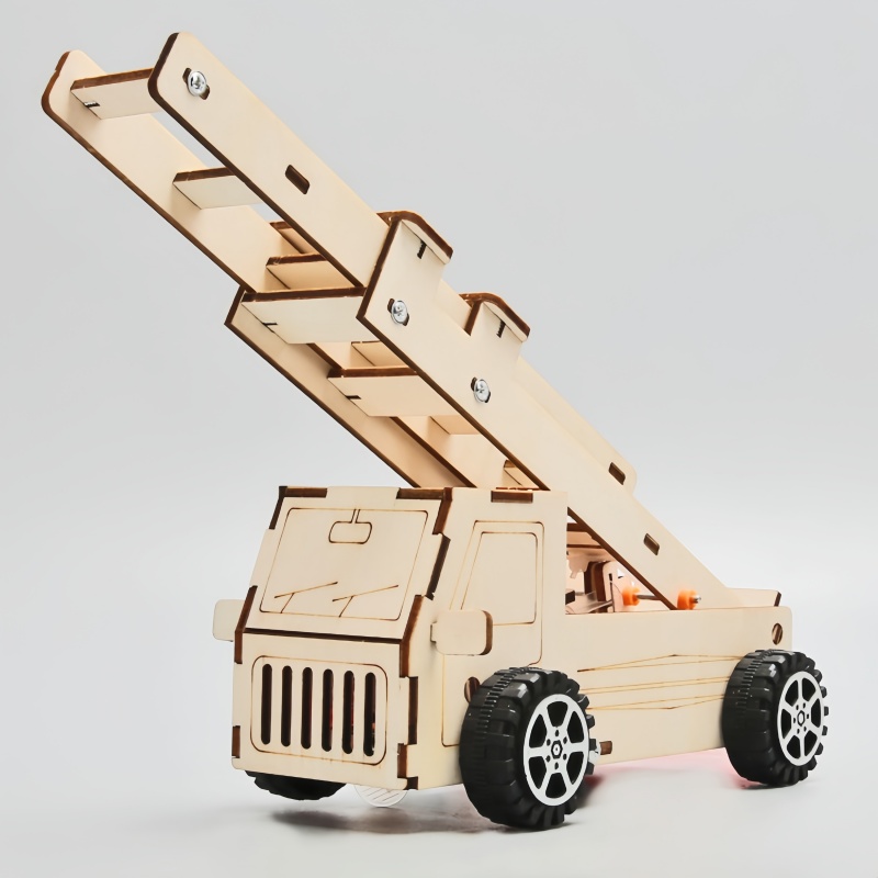 مجموعة نماذج شاحنة إطفاء سلم خ - مراجعة Science Project Kit وسعره
