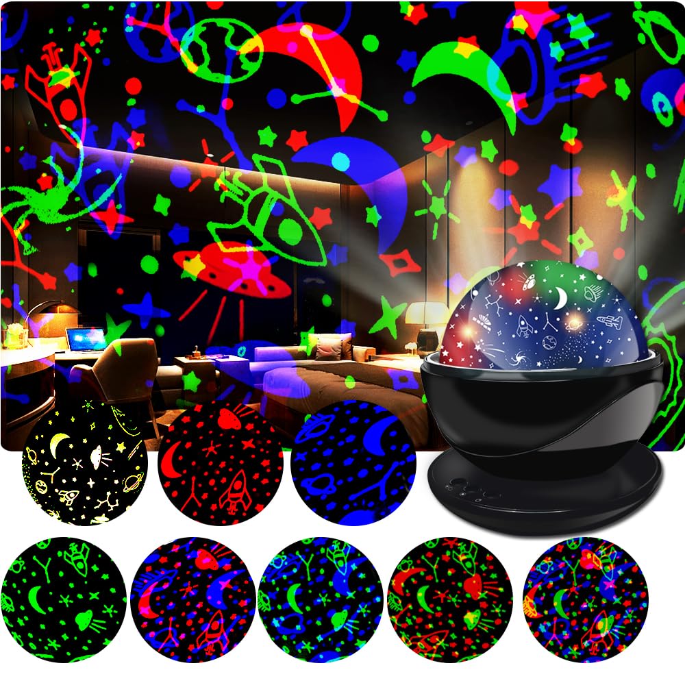 إضاءة ليلية للأطفال على شكل وح - مراجعة Planetarium Projector Home وسعره