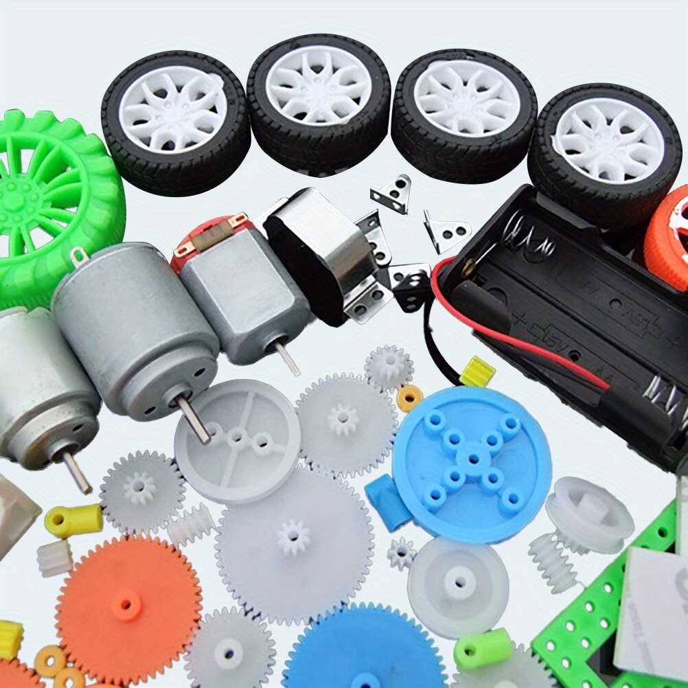 112 قطعة مجموعة محرك التيار ال - مراجعة Science Project Kit وسعره