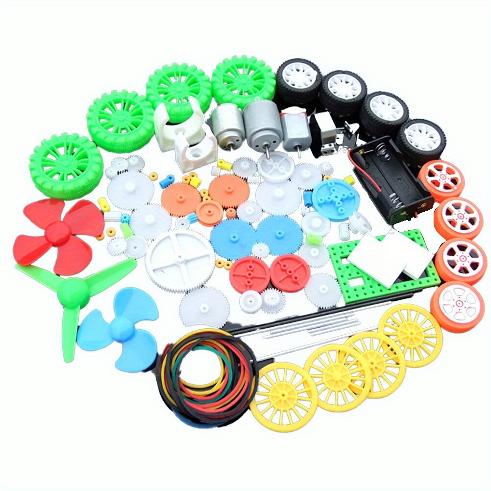 112 قطعة مجموعة محرك التيار ال - مراجعة Science Project Kit وسعره