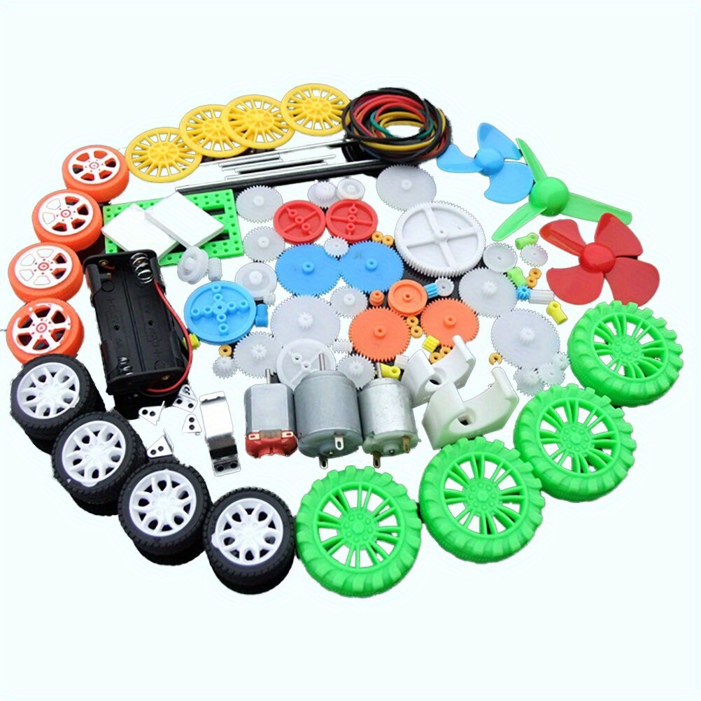 112 قطعة مجموعة محرك التيار ال - مراجعة Science Project Kit وسعره