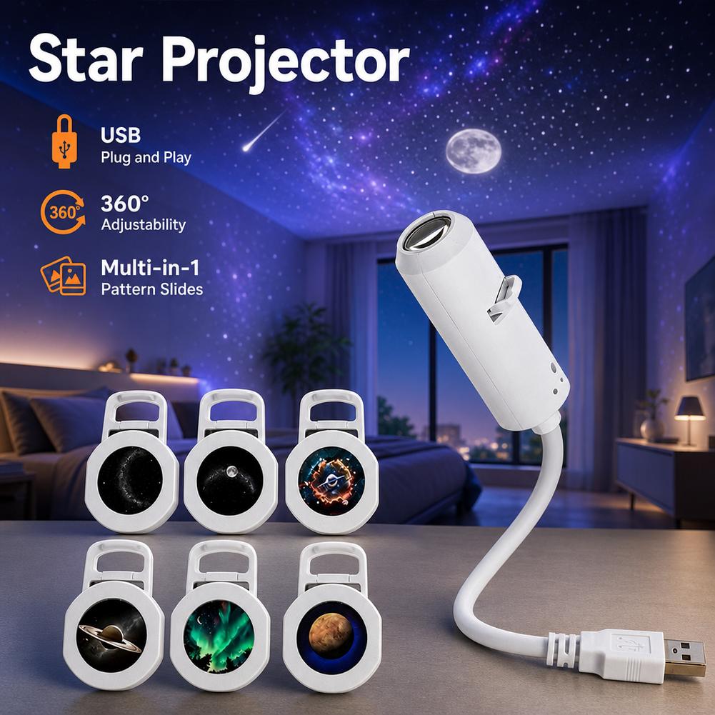 جهاز عرض ضوئي متعدد الوظائف جد - مراجعة Planetarium Projector Home وسعره