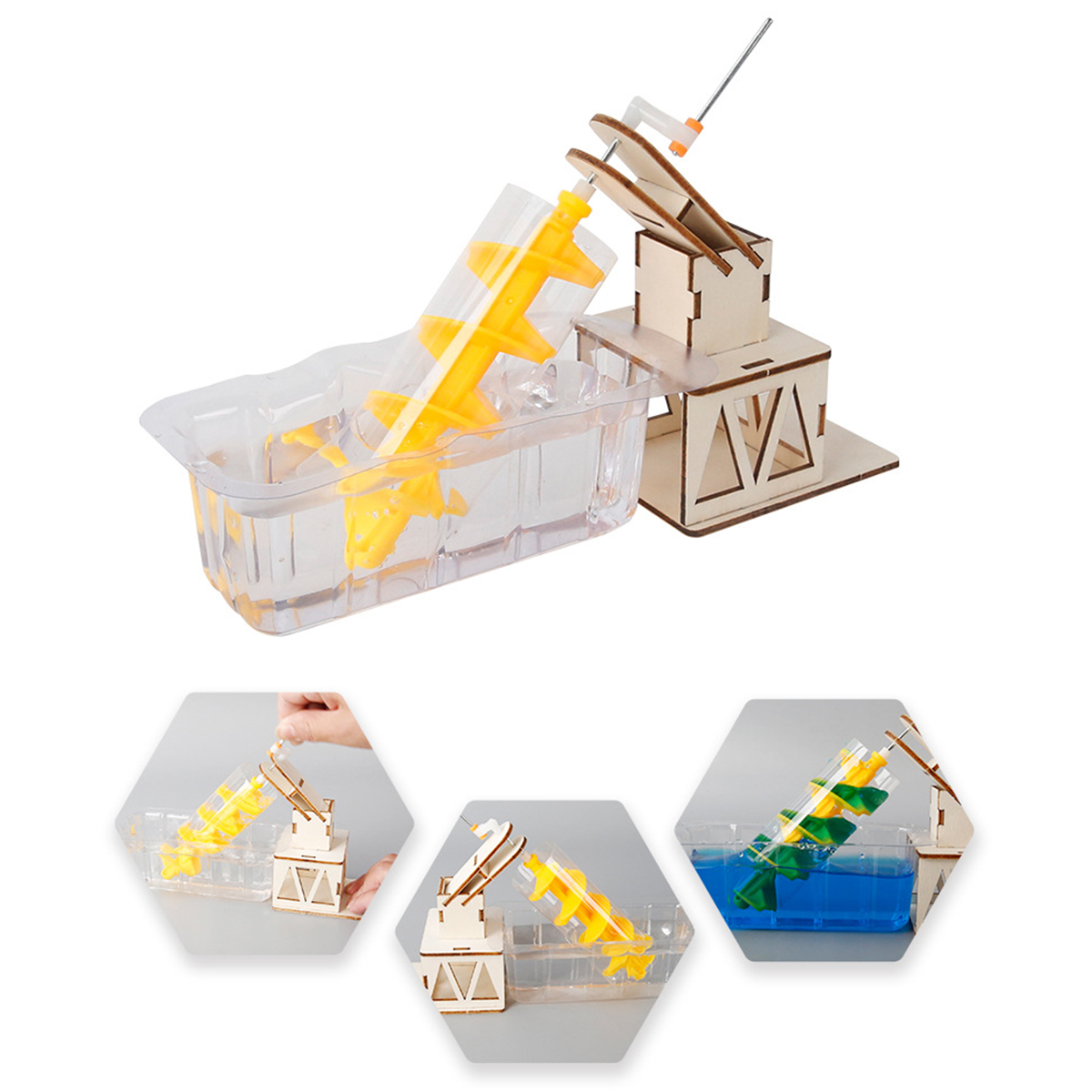عجلة أرخميدس المائية للتجارب ا - مراجعة Science Project Kit وسعره